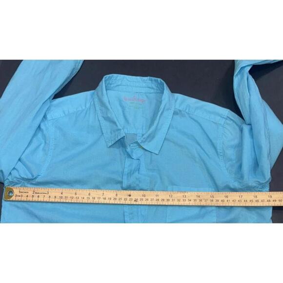 Lilly Pulitzer Preppy Designer Cotton Minimalist Quiet Luxury Blouse Medium - Picture 10 of 15